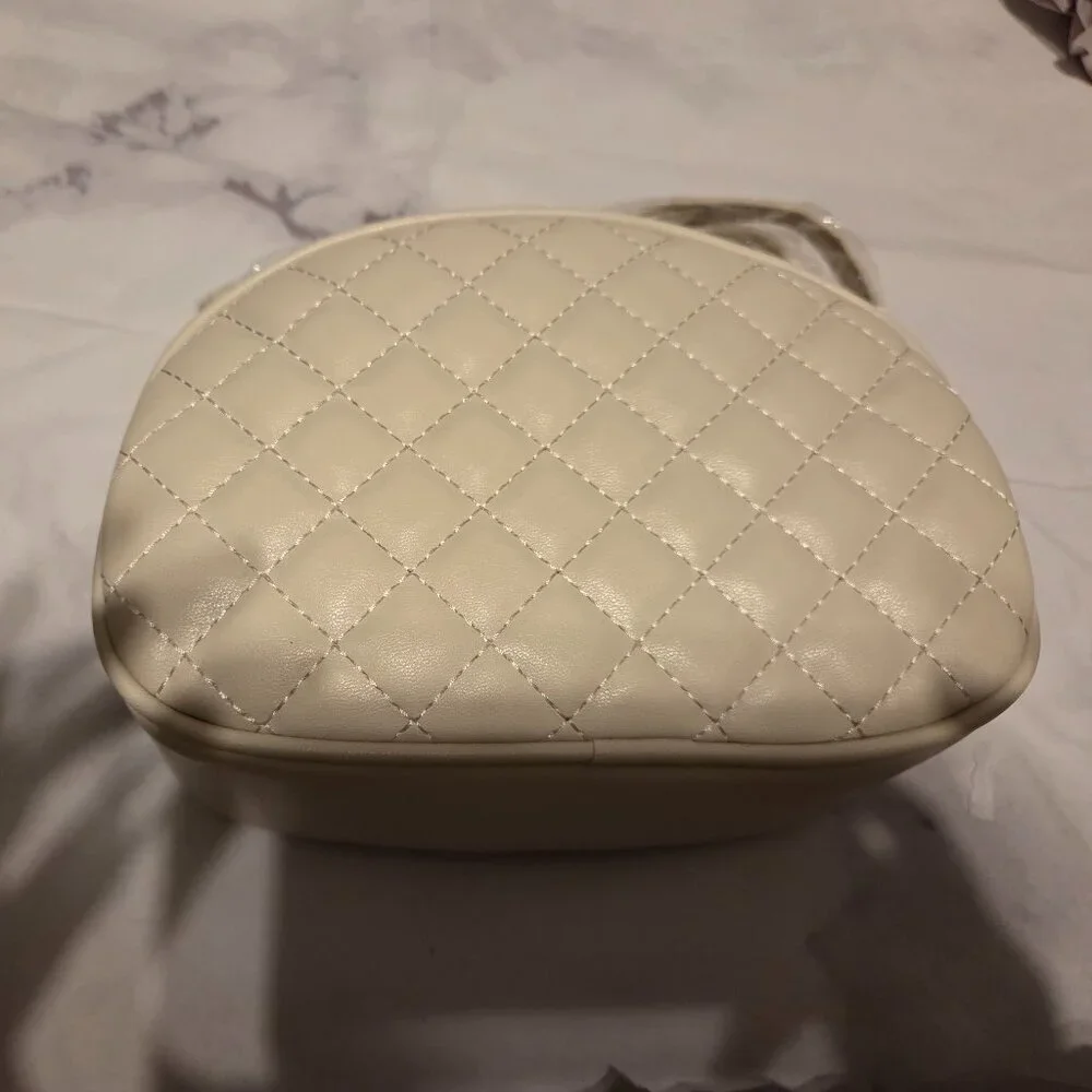 Valentino Orlandi Beige Rounded Camera Bag (Vegan Leather) #80 - Picture 5 of 7